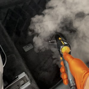 Steam cleaning interior carpet