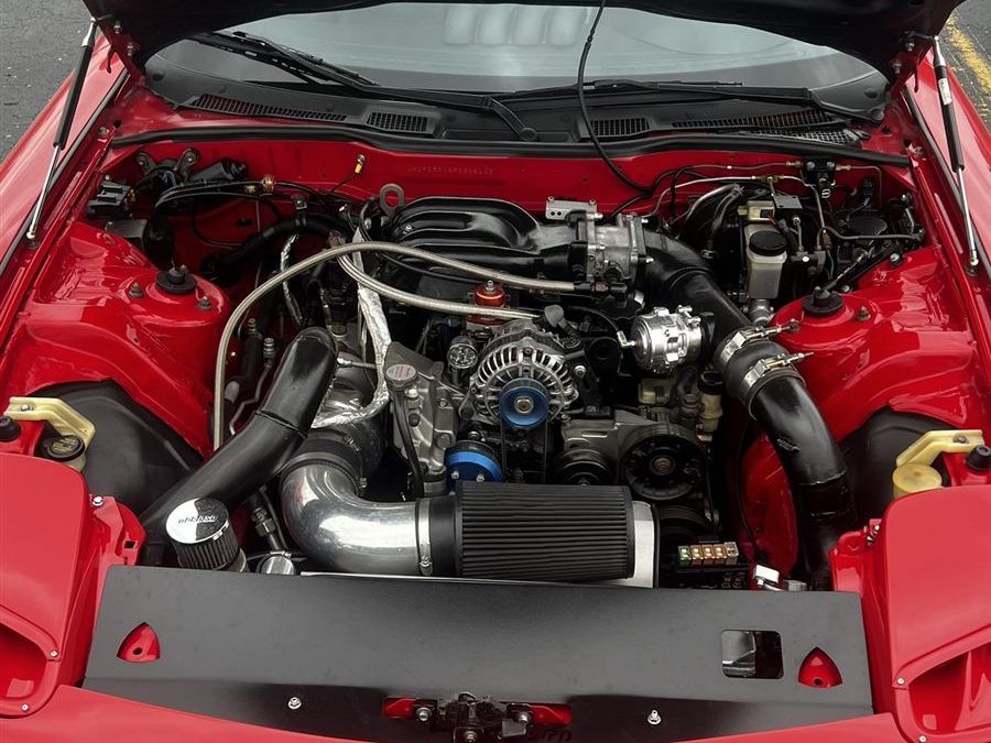Detailed engine bay